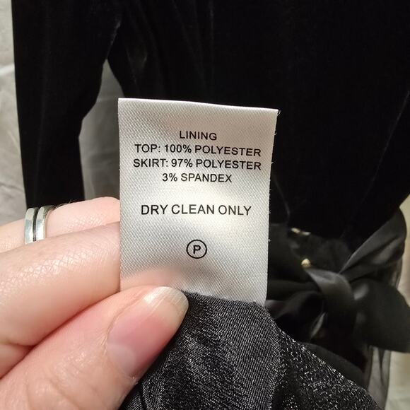 Modcloth for Hello Kitty black velvet tulle fit and flare 1/2 sleeve dress - Picture 12 of 14